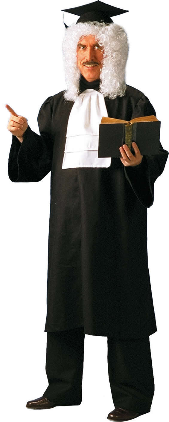 Richter mit Jabot Richterrobe Karneval Fasching Kostüm 5254 eBay