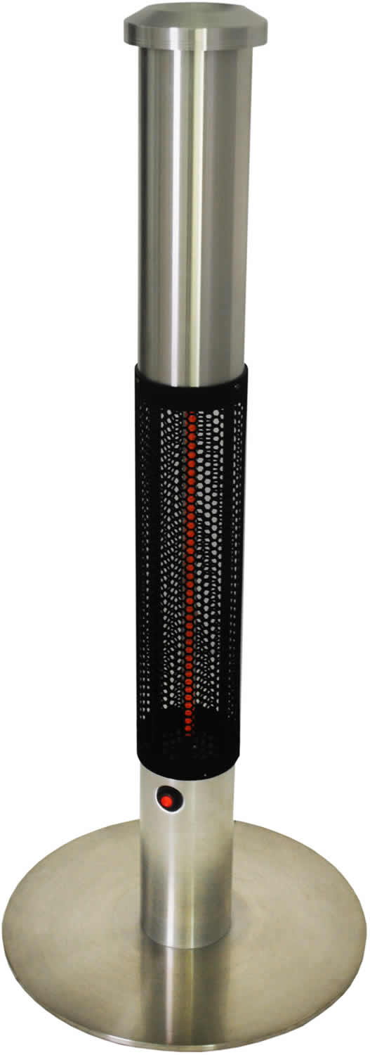 Heiztisch Stehtisch Bistrotisch Heizstrahler Heizsäule LED