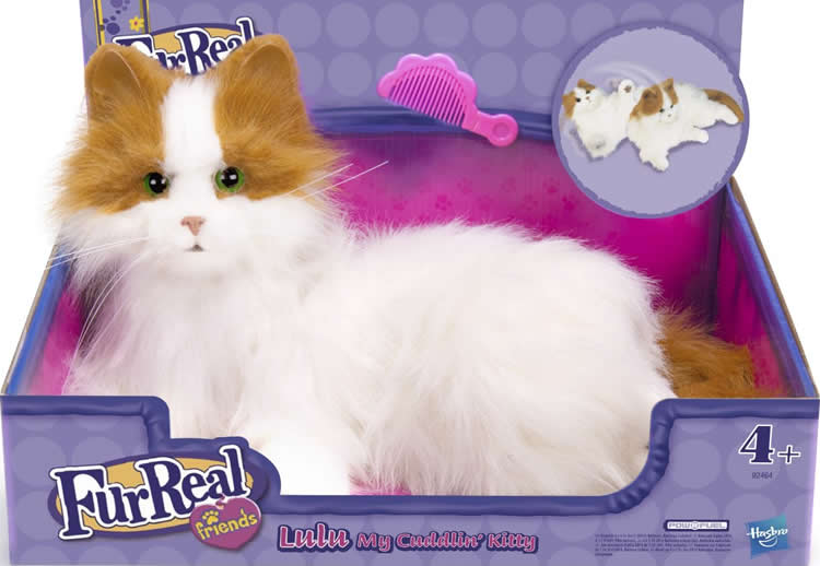 Hasbro FurReal Friends Katze "Lulu" weiß/braun eBay