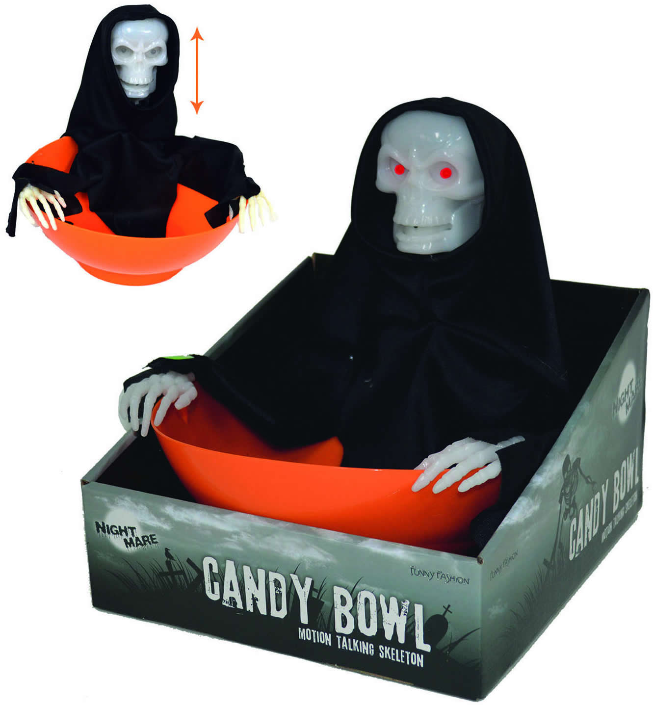 Candy Bowl Holder Skelett Geist Sussigkeiten Halter Schale Halloween Deko Ebay