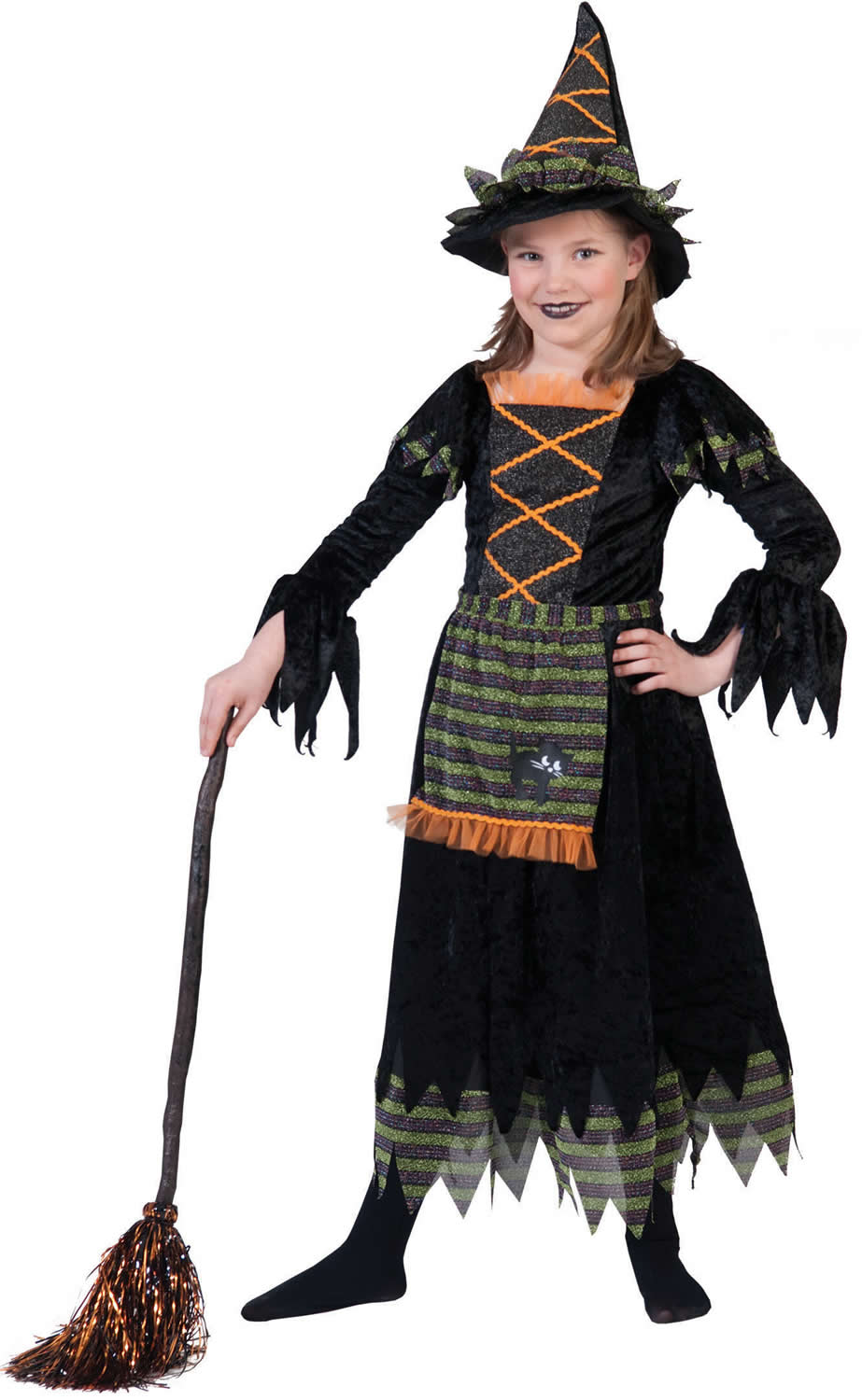 Hexe Hexen Halloween Kinder Karneval Fasching Kostüm 98-152 | eBay