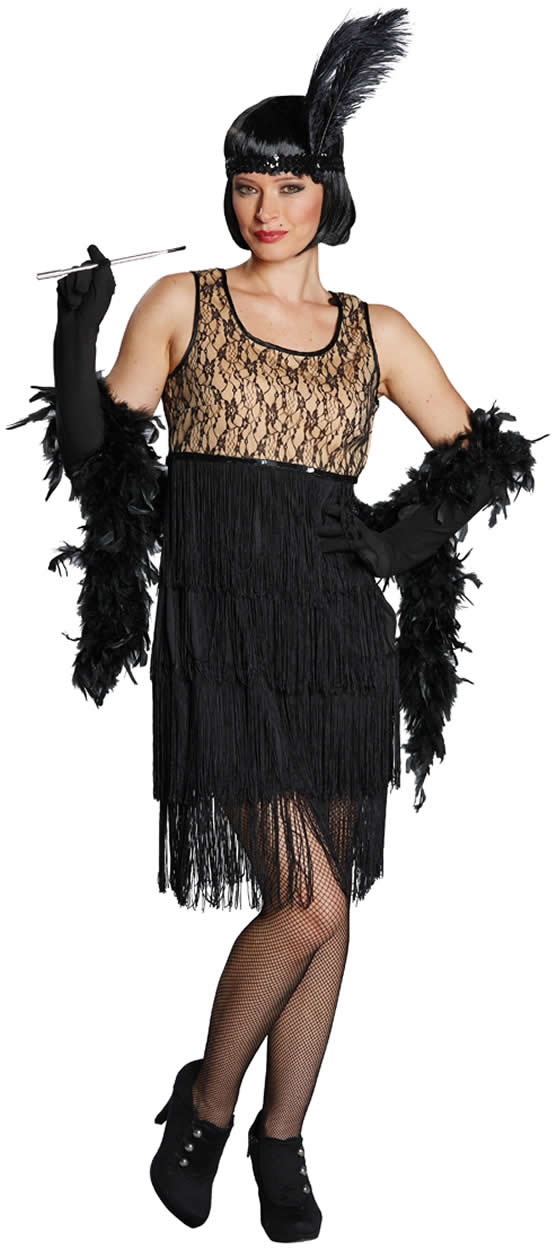NET TOYS Charleston Halsschmuck – 20er Jahre Kropfband Mit Perlen | Schwarz, Für Karneval & Mottoparty