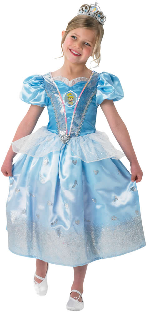 Cinderella Loveheart Mädchen Prinzessin Kleid Disney Kostüm 