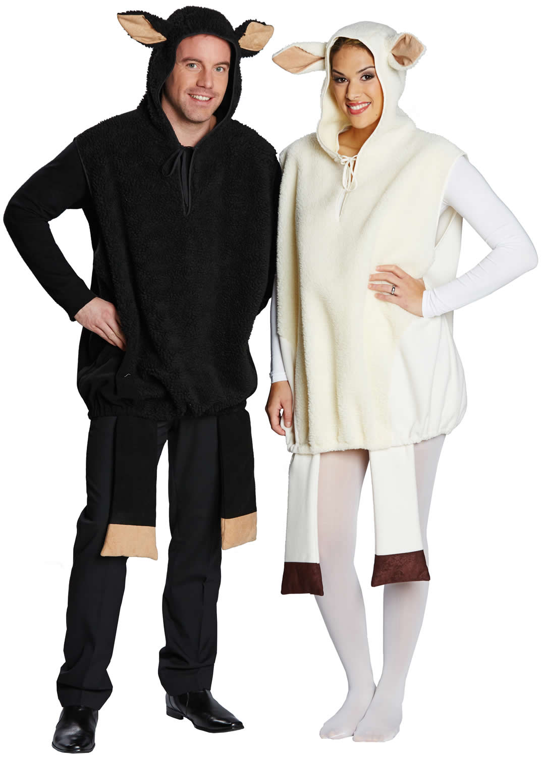 Krause & Sohn Kinder Mütze Schaf – Plüschmütze Mit Ohren, Für Fasching, Krippenspiel & Theater, Größe 5–10 Jahre